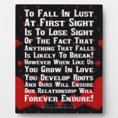 Forever Love Fotoplatte (Vorderseite)