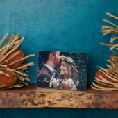 Forever Love Hearts Valentines Personalisiertes Fo Fotoplatte (Seite)