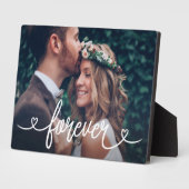Forever Love Hearts Valentines Personalisiertes Fo Fotoplatte (Seite)