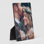 Forever Love Hearts Valentines Personalisiertes Fo Fotoplatte (Seite)