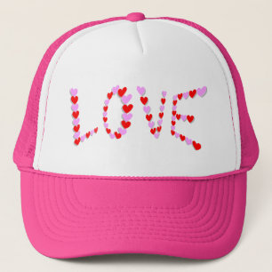 Forever Love Hört Pink Romantische Süße Truckerkappe