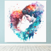 Forever Love Leinwanddruck (Insitu (Holzboden))