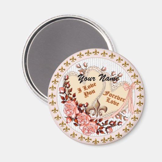 Forever Love Magnet (Vorderseite/Rückseite)