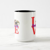 "Forever Love" Personalisierte Foto Tasse (Zentrum)