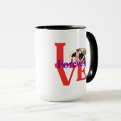 "Forever Love" Personalisierte Foto Tasse (VorderseiteRechts)