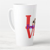 "Forever Love" Personalisierte Foto Tasse (Linke Ecke)