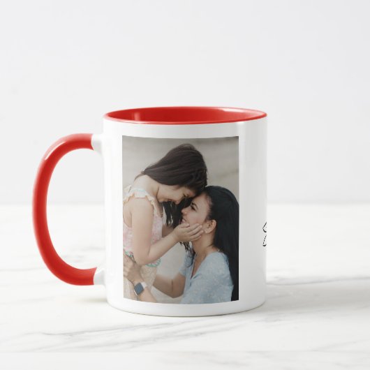 Forever Love - Personalisierte Mama Kaffee Tasse (Links)