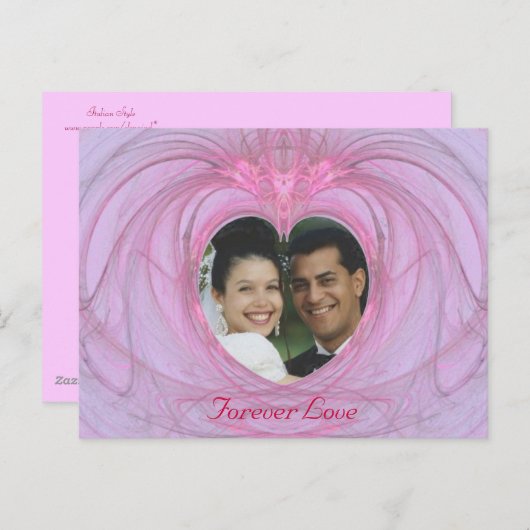 Forever Love Postcard Postkarte (Vorne/Hinten)