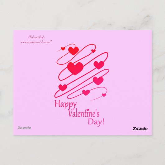 Forever Love Postcard Postkarte (Rückseite)