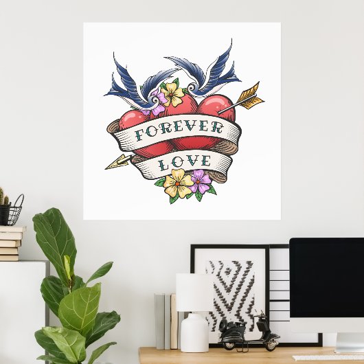 Forever Love Poster (Heimbüro)