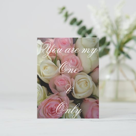 Forever Love Postkarte (Stehend Vorderseite)