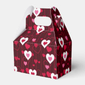 Forever Love Red Hearts Gable Geschenkschachtel (Rückseite)