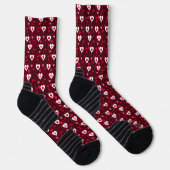 Forever Love Red Hearts Socken (Rechts)