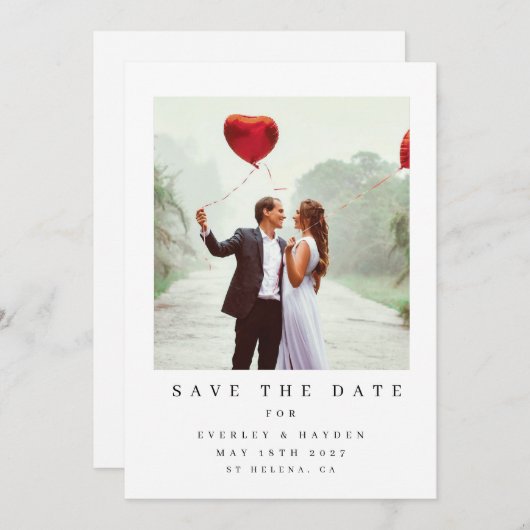 Forever Love, Save the Date, Ankündigung (Vorne/Hinten)
