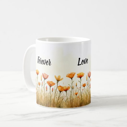 Forever Love Tasse (Vorderseite Links)