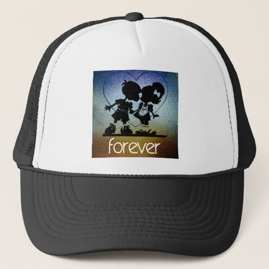 Forever Love Truckerkappe (Vorderseite)