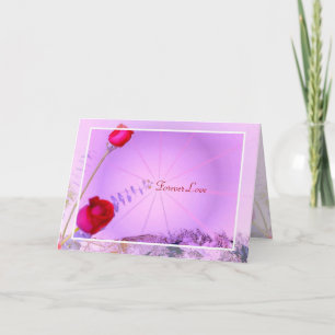 Forever Love - Valentinenkarte Feiertagskarte