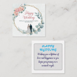 "Forever Love Wedding Card" Begleitkarte
