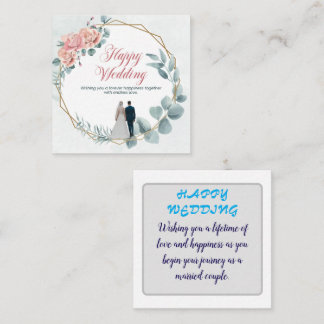"Forever Love Wedding Card" Begleitkarte