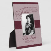 Forever Loved Custom Memorial Fotoplatte (Seite)