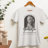 Forever Loved Opa | Foto Memorial T - Shirt