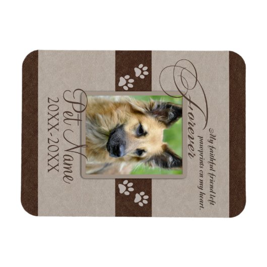 Forever Loved Pet Beileid Magnet (Horizontal)