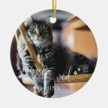 Forever Loved Pet Loss Keepake Keramik Ornament