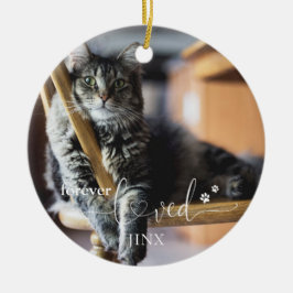 Forever Loved Pet Loss Keepake Keramik Ornament
