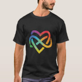 Forever Loved Rainbow Pride Infinite Symbol T-Shirt (Vorderseite)