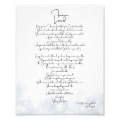 Forever Loved Soft Gray Fotodruck (Vorne)