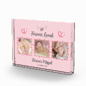 Forever Loved Valentine Baby Memorial Foto Block (Rechts)