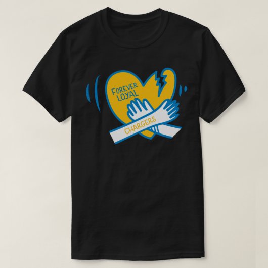 Forever Loyal Los Angeles Chargers T-Shirt (Design vorne)
