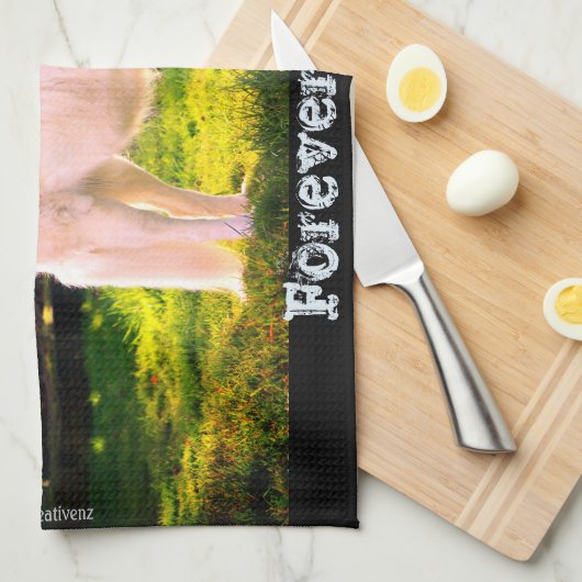 Forever Loyal Maremma Geschirrtuch (Viertel Falte)