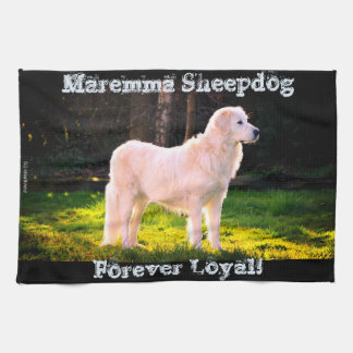 Forever Loyal Maremma Geschirrtuch