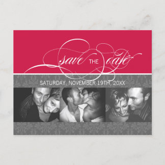 Forever Mehr SAVE THE DATE Foto Postkarte: Kirsche Ankündigungspostkarte