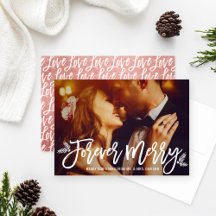 Forever Merry Rose Gold Wedding Foto