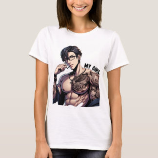 Forever Mine - Hot Anime Tattooed Man Women's T-Sh T-Shirt