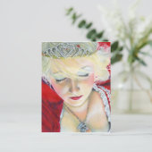 Forever Mine Princess Heart Locket Postkarte (Stehend Vorderseite)