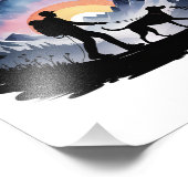 Forever My Adventure Buddy Dog Memorial Fotodruck (Ecke)
