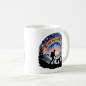 Forever My Adventure Buddy Dog Memorial Kaffeetasse (VorderseiteRechts)