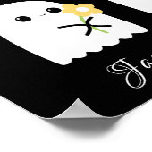 Forever My Boo Halloween Ghost Poster (Ecke)