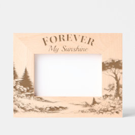 Forever My Sunshine Geätzte Rahmen