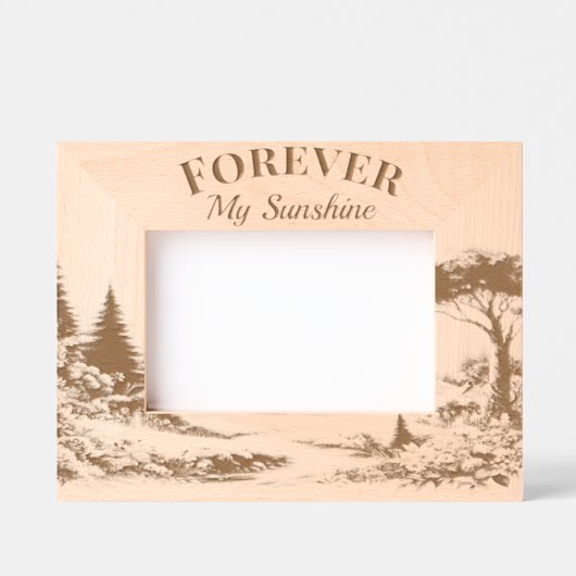 Forever My Sunshine Geätzte Rahmen (Vorderseite)