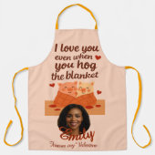 'Forever my Valentine' All-Over Druck Schürze (Vorderseite)