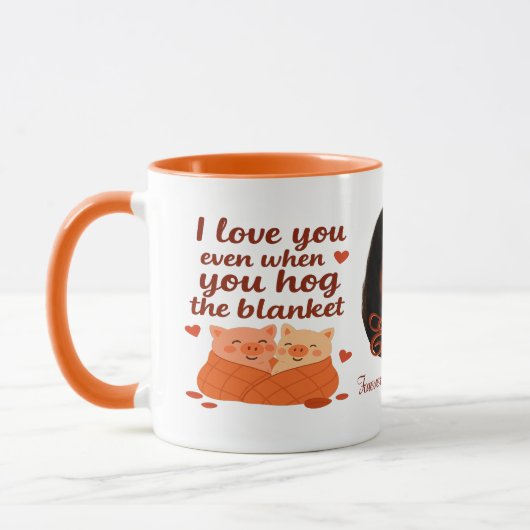 'Forever my Valentine' personalized Mug Tasse (Links)