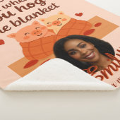 'Forever My Valentine' Sherpa Blanket Sherpadecke (3/4)