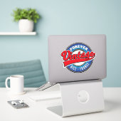 Forever Nice, Frankreich Vintages Logo Aufkleber (Laptop auf Schreibtisch)