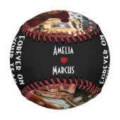 Forever on your team Merry Christmas 2 Photo Baseball (Rückseite)