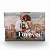Forever Overlay | Hochzeit oder Verlobung Fotoblock (Vorderseite)