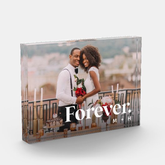 Forever Overlay | Hochzeit oder Verlobung Fotoblock (Links)
